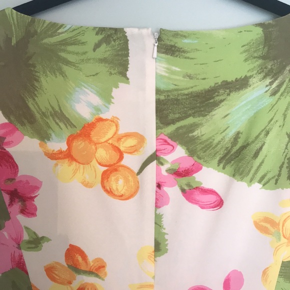 WORTH FLORAL SILK  DRESS - Picture 4 of 7